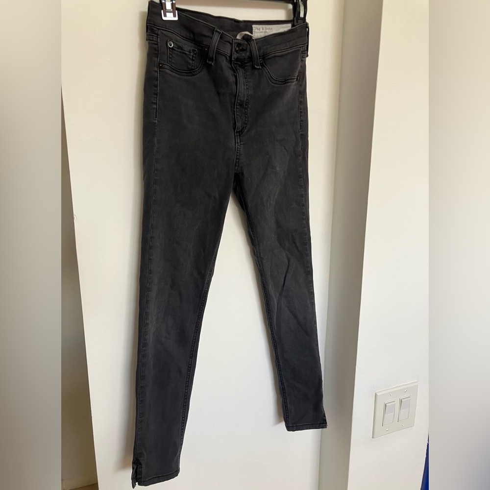 Rag & Bone high rise ankle skinny 27